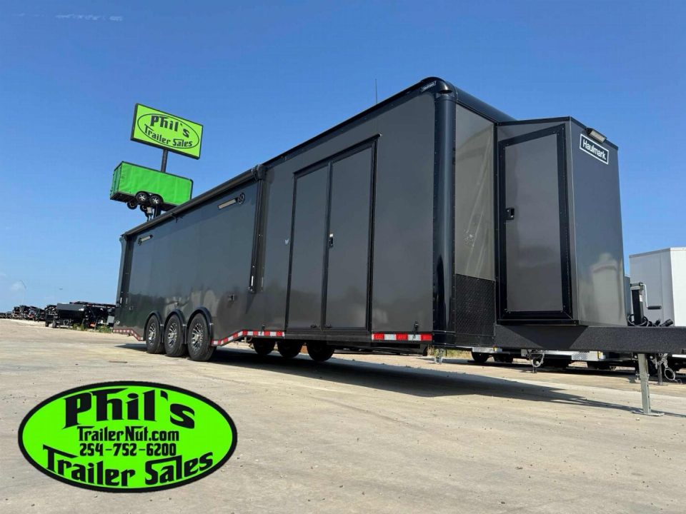 New Haulmark NEW 85X34 EDGE ENCLOSED CAR RACE TRAILER ELECTRIC AWNING CARGO TRAILERS CAR HAULER Car / Racing Trailer