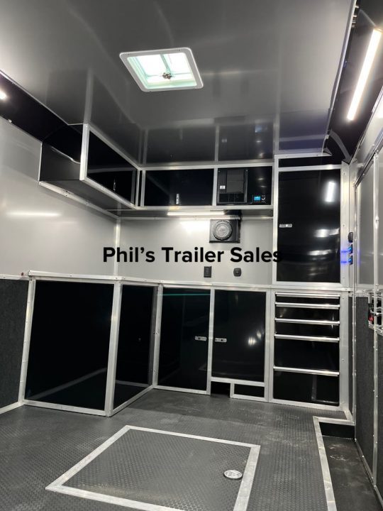 New Haulmark NEW 85X34 EDGE ENCLOSED CAR RACE TRAILER ELECTRIC AWNING CARGO TRAILERS CAR HAULER Car / Racing Trailer