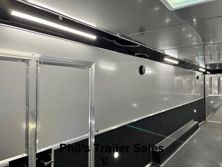 New Haulmark NEW 85X34 EDGE ENCLOSED CAR RACE TRAILER ELECTRIC AWNING CARGO TRAILERS CAR HAULER Car / Racing Trailer