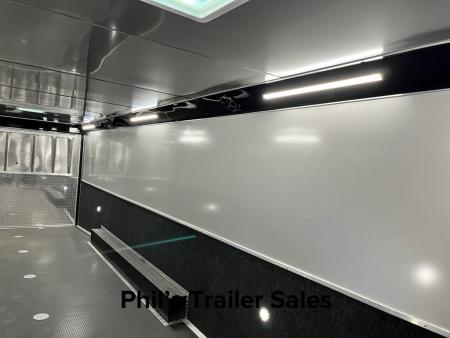 New Haulmark NEW 85X34 EDGE ENCLOSED CAR RACE TRAILER ELECTRIC AWNING CARGO TRAILERS CAR HAULER Car / Racing Trailer