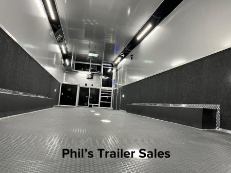 New Haulmark NEW 85X34 EDGE ENCLOSED CAR RACE TRAILER ELECTRIC AWNING CARGO TRAILERS CAR HAULER Car / Racing Trailer