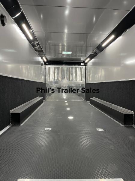 New Haulmark NEW 85X34 EDGE ENCLOSED CAR RACE TRAILER ELECTRIC AWNING CARGO TRAILERS CAR HAULER Car / Racing Trailer