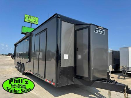 New Haulmark NEW 85X34 EDGE ENCLOSED CAR RACE TRAILER ELECTRIC AWNING CARGO TRAILERS CAR HAULER Car / Racing Trailer