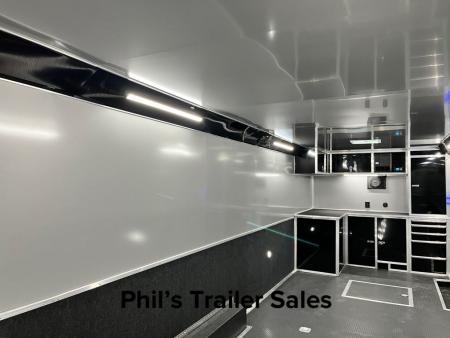 New Haulmark NEW 85X34 EDGE ENCLOSED CAR RACE TRAILER ELECTRIC AWNING CARGO TRAILERS CAR HAULER Car / Racing Trailer