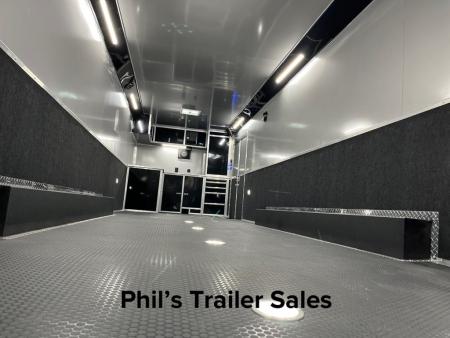 New Haulmark NEW 85X34 EDGE ENCLOSED CAR RACE TRAILER ELECTRIC AWNING CARGO TRAILERS CAR HAULER Car / Racing Trailer