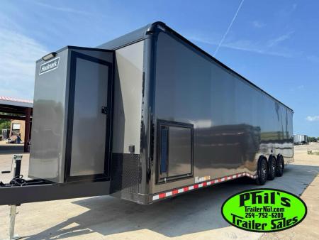 New Haulmark NEW 85X34 EDGE ENCLOSED CAR RACE TRAILER ELECTRIC AWNING CARGO TRAILERS CAR HAULER Car / Racing Trailer