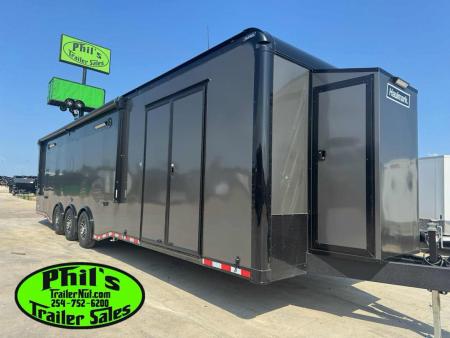 New Haulmark NEW 85X34 EDGE ENCLOSED CAR RACE TRAILER ELECTRIC AWNING CARGO TRAILERS CAR HAULER Car / Racing Trailer