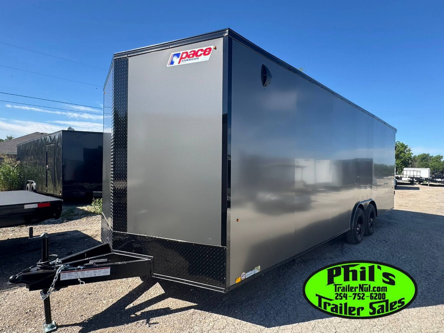 New Pace American 8.5X20 Enclosed Trailer REAR WING & UPGRADED .080 SCREWLESS EXTERIOR Cargo / Enclosed Trailer