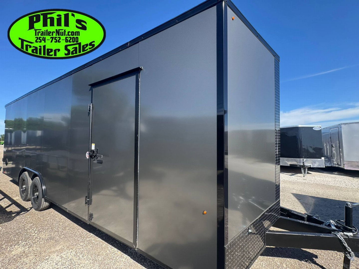 New Pace American 8.5X20 Enclosed Trailer REAR WING & UPGRADED .080 SCREWLESS EXTERIOR Cargo / Enclosed Trailer