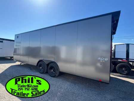 New Pace American 8.5X20 Enclosed Trailer REAR WING & UPGRADED .080 SCREWLESS EXTERIOR Cargo / Enclosed Trailer