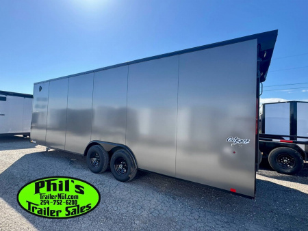 New Pace American 8.5X20 Enclosed Trailer REAR WING & UPGRADED .080 SCREWLESS EXTERIOR Cargo / Enclosed Trailer
