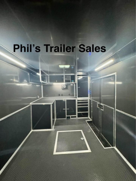 New HAULMARK NEW 85X32 EDGE ENCLOSED CAR RACE TRAILER ELECTRIC AWNING CARGO TRAILERS CAR HAULER Car / Racing Trailer