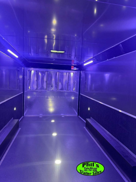 New HAULMARK NEW 85X32 EDGE ENCLOSED CAR RACE TRAILER ELECTRIC AWNING CARGO TRAILERS CAR HAULER Car / Racing Trailer