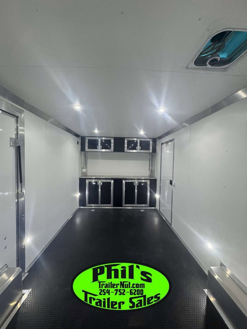 New 2026 E-Z Hauler 24' ALL ALUMINUM CAR HAULER LARGE ESCAPE DOOR FINISHED OUT Car / Racing Trailer