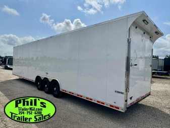 New 2025 Continental Cargo 34' CAR HAULER REAR WING WITH LOADING LIGHTS Cargo / Enclosed Trailer 2 CAR HAULER