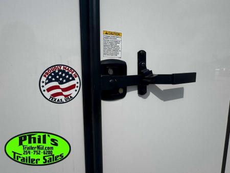 New Pace American 7X16 Cargo / Enclosed Trailer .080 SCREWLESS EXTERIOR GREAT FOR GRAPHICS! REAR WING!!