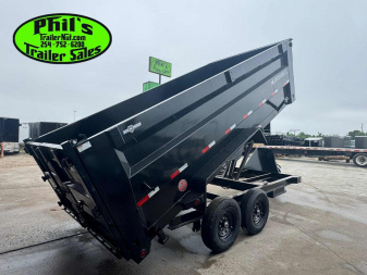 New Iron Bull 83X16 DUMP TRAILER 48'' SIDES SCISSOR LIFT Dump Trailer