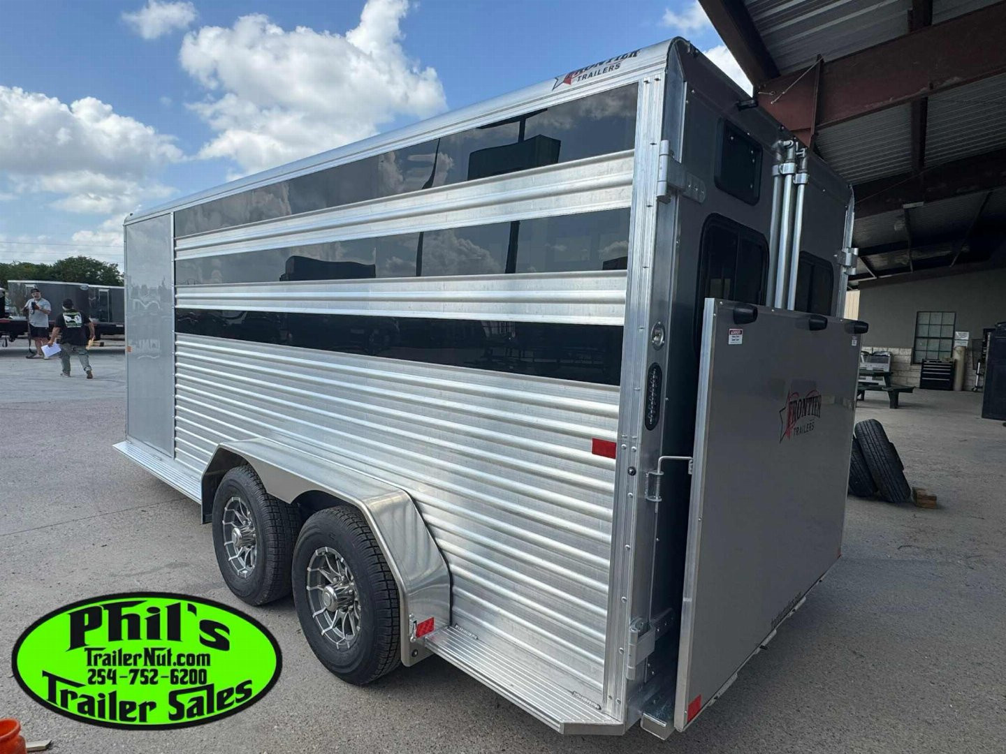 New Frontier Trailers LOW PRO 6 PEN STOCK TRAILER Stock / Stock Combo Trailer LAST 1 AT THIS PRICE! GET IT BEFORE IT'S GONE!