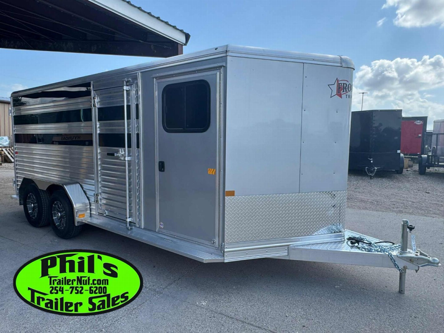 New Frontier Trailers LOW PRO 6 PEN STOCK TRAILER Stock / Stock Combo Trailer LAST 1 AT THIS PRICE! GET IT BEFORE IT'S GONE!