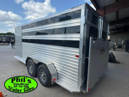 New Frontier Trailers LOW PRO 6 PEN STOCK TRAILER Stock / Stock Combo Trailer LAST 1 AT THIS PRICE! GET IT BEFORE IT'S GONE!