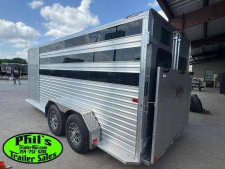 New Frontier Trailers LOW PRO 6 PEN STOCK TRAILER Stock / Stock Combo Trailer LAST 1 AT THIS PRICE! GET IT BEFORE IT'S GONE!