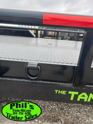 New STANLEY TRAILERS EQUIPMNT TRAILER 83X24 14K STEEL FLOOR Equipment Trailer 14K UTILITY TRAILER STAND UP RAMPS PIPE TOP