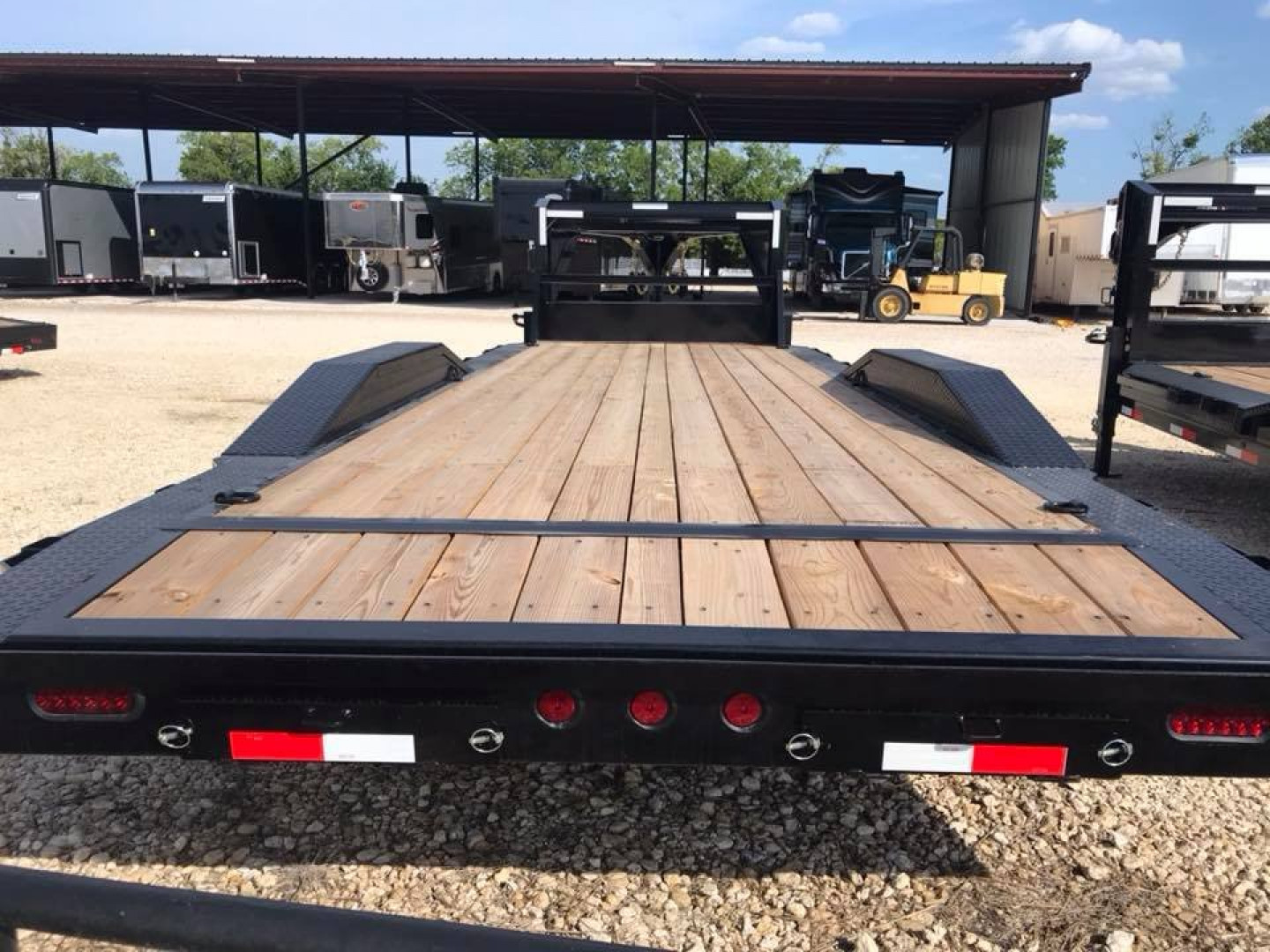 New Iron Bull 102x 24 Equipment Trailer Drive over fenders