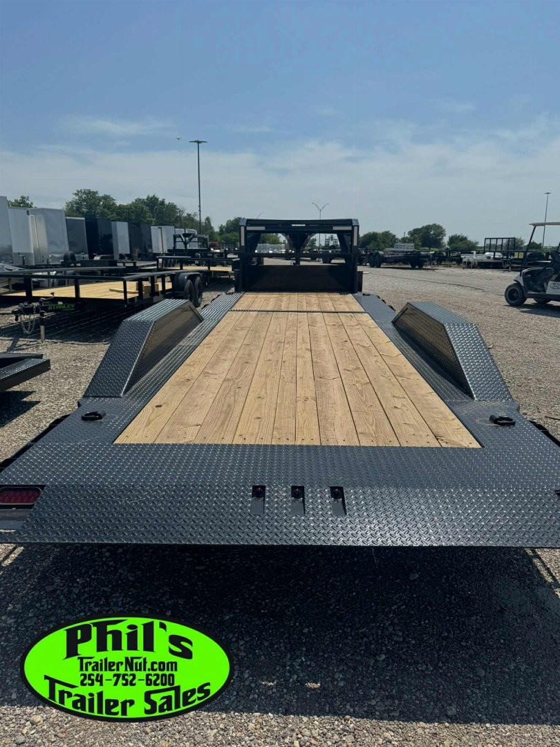 New 2026 Iron Bull 102 X 24 LOW PRO GOOSENECK TILT TRAILER Tilt Trailer HEAVY EQUIPMENT TRAILER DRIVE OVER FENDERS