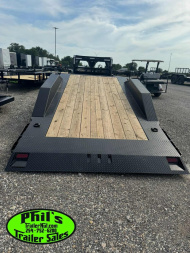 New 2026 Iron Bull 102 X 24 LOW PRO GOOSENECK TILT TRAILER Tilt Trailer HEAVY EQUIPMENT TRAILER DRIVE OVER FENDERS
