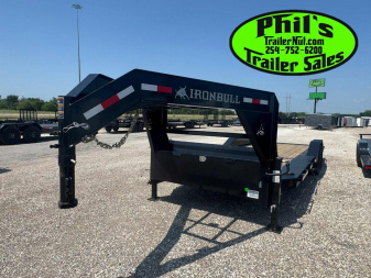 New 2026 Iron Bull 102 X 24 LOW PRO GOOSENECK TILT TRAILER Tilt Trailer HEAVY EQUIPMENT TRAILER DRIVE OVER FENDERS