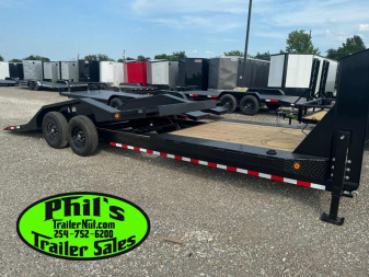 New 2026 Iron Bull 102 X 24 LOW PRO GOOSENECK TILT TRAILER Tilt Trailer HEAVY EQUIPMENT TRAILER DRIVE OVER FENDERS