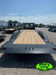 New 2026 Iron Bull 102 X 24 LOW PRO GOOSENECK TILT TRAILER Tilt Trailer HEAVY EQUIPMENT TRAILER DRIVE OVER FENDERS