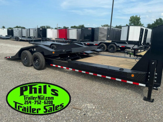 New 2026 Iron Bull 102 X 24 LOW PRO GOOSENECK TILT TRAILER Tilt Trailer HEAVY EQUIPMENT TRAILER DRIVE OVER FENDERS