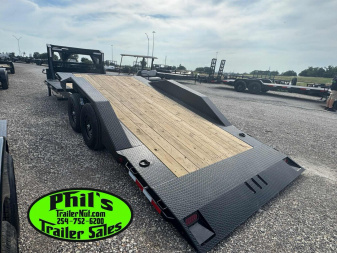 New 2026 Iron Bull 102 X 24 LOW PRO GOOSENECK TILT TRAILER Tilt Trailer HEAVY EQUIPMENT TRAILER DRIVE OVER FENDERS