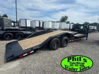 New 2026 Iron Bull 102 X 24 LOW PRO GOOSENECK TILT TRAILER Tilt Trailer HEAVY EQUIPMENT TRAILER DRIVE OVER FENDERS