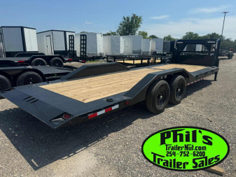 New 2026 Iron Bull 102 X 24 LOW PRO GOOSENECK TILT TRAILER Tilt Trailer HEAVY EQUIPMENT TRAILER DRIVE OVER FENDERS