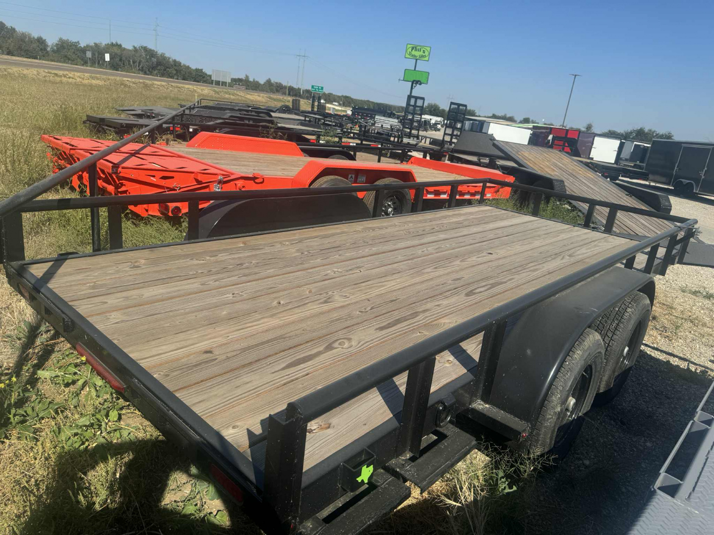 New 2025 STANLEY TRAILERS NEW 83X16 EQUIPMENT TRAILER HAULER OPEN TRAILER UTILITY Utility Trailer 6000 LB AXLES DE-RATED TO 9990 GVWR!