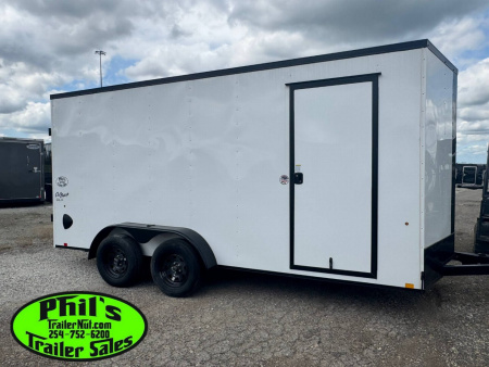 New 2025 Pace American 7X16 ENCLOSED TRAILER BLACKOUT PACKAGE UPGRADED 7' INTERIOR HEIGHT! Cargo / Enclosed Trailer