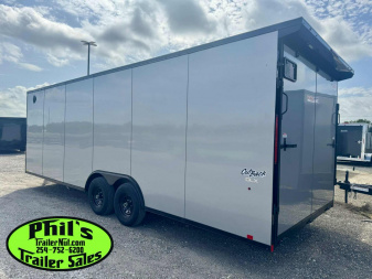 New Pace American 8.5X24 Cargo / Enclosed Trailer Car Hauler .080 SCREWLESS EXTERIOR & rear wing
