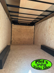 New Pace American 8.5X24 Cargo / Enclosed Trailer Car Hauler .080 SCREWLESS EXTERIOR & rear wing