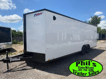 New 2025 Pace American 24' ENCLOSED CARGO TRAILER BLACKOUT PACKAGE Cargo / Enclosed Trailer UPGRADED 7' INTERIOR