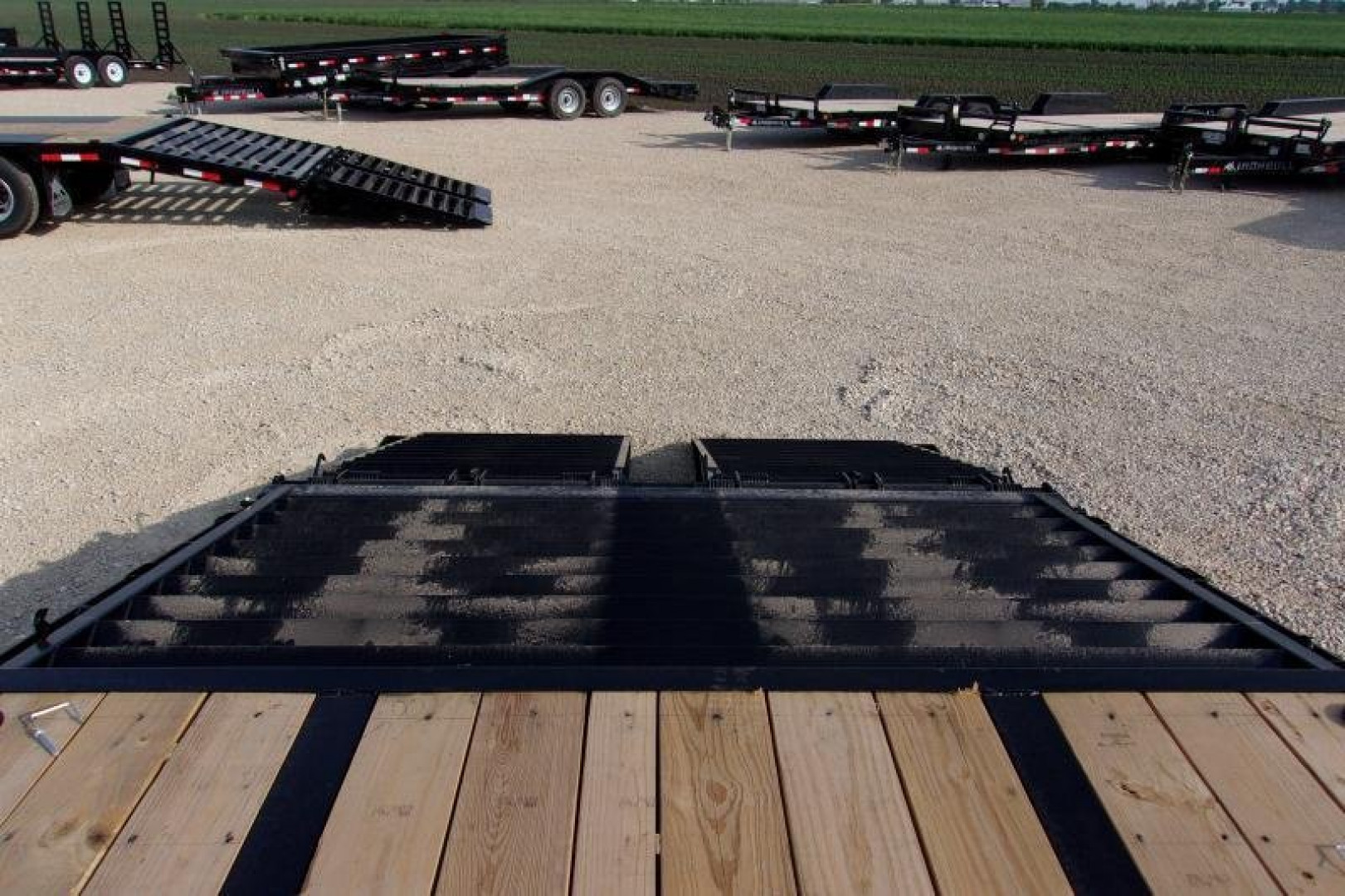 New IRON BULL 32 24K TANDEM DUAL EQUIPMENT TRAILER DECK OVER Equipment Trailer