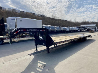 New IRON BULL 32 24K TANDEM DUAL EQUIPMENT TRAILER DECK OVER Equipment Trailer