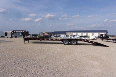 New IRON BULL 32 24K TANDEM DUAL EQUIPMENT TRAILER DECK OVER Equipment Trailer