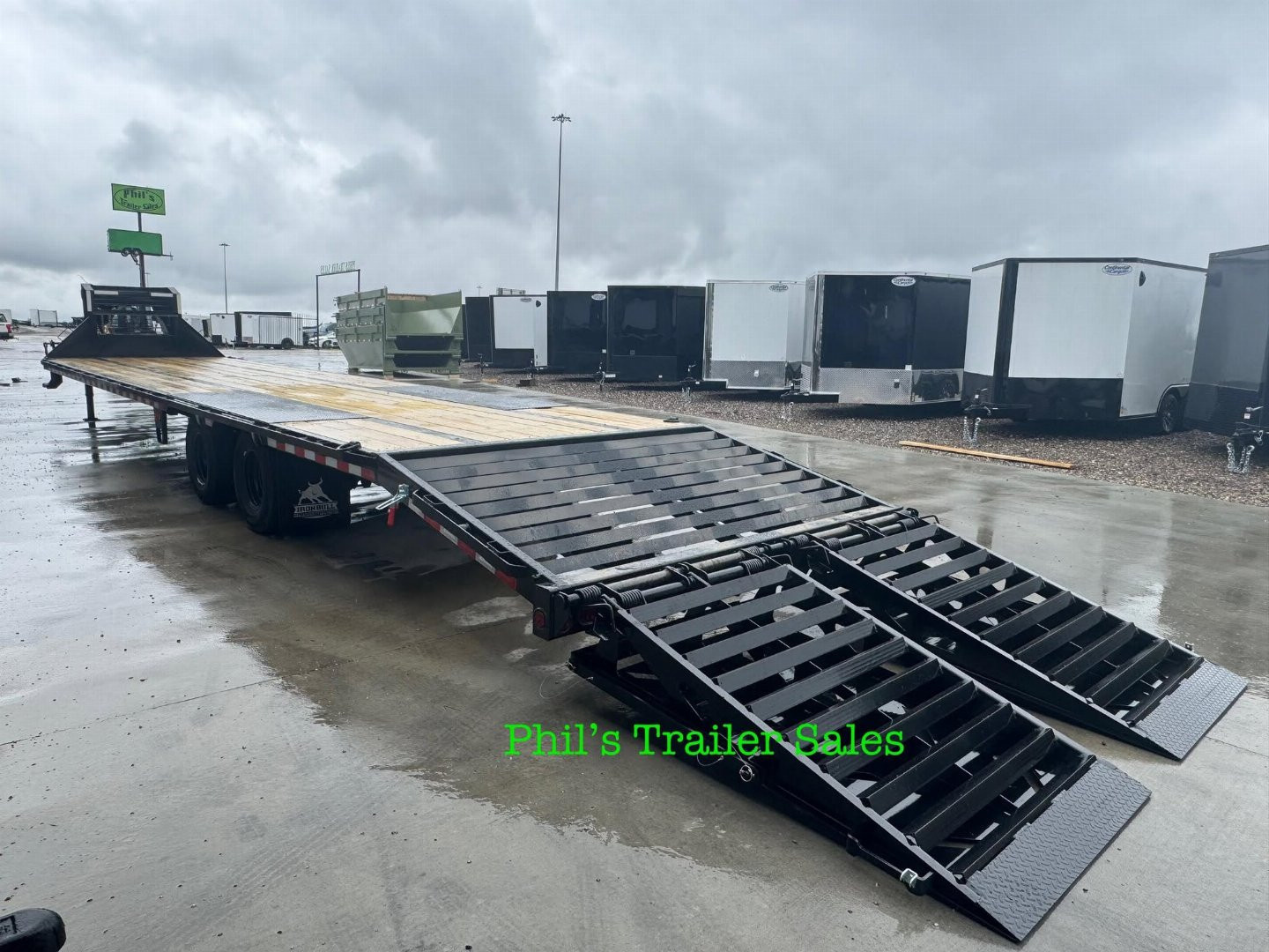 New 2026 Iron Bull 102 X40 DECK OVER TANDEM DUAL 10K AXLES MONSTER RAMPS Deckover Trailer