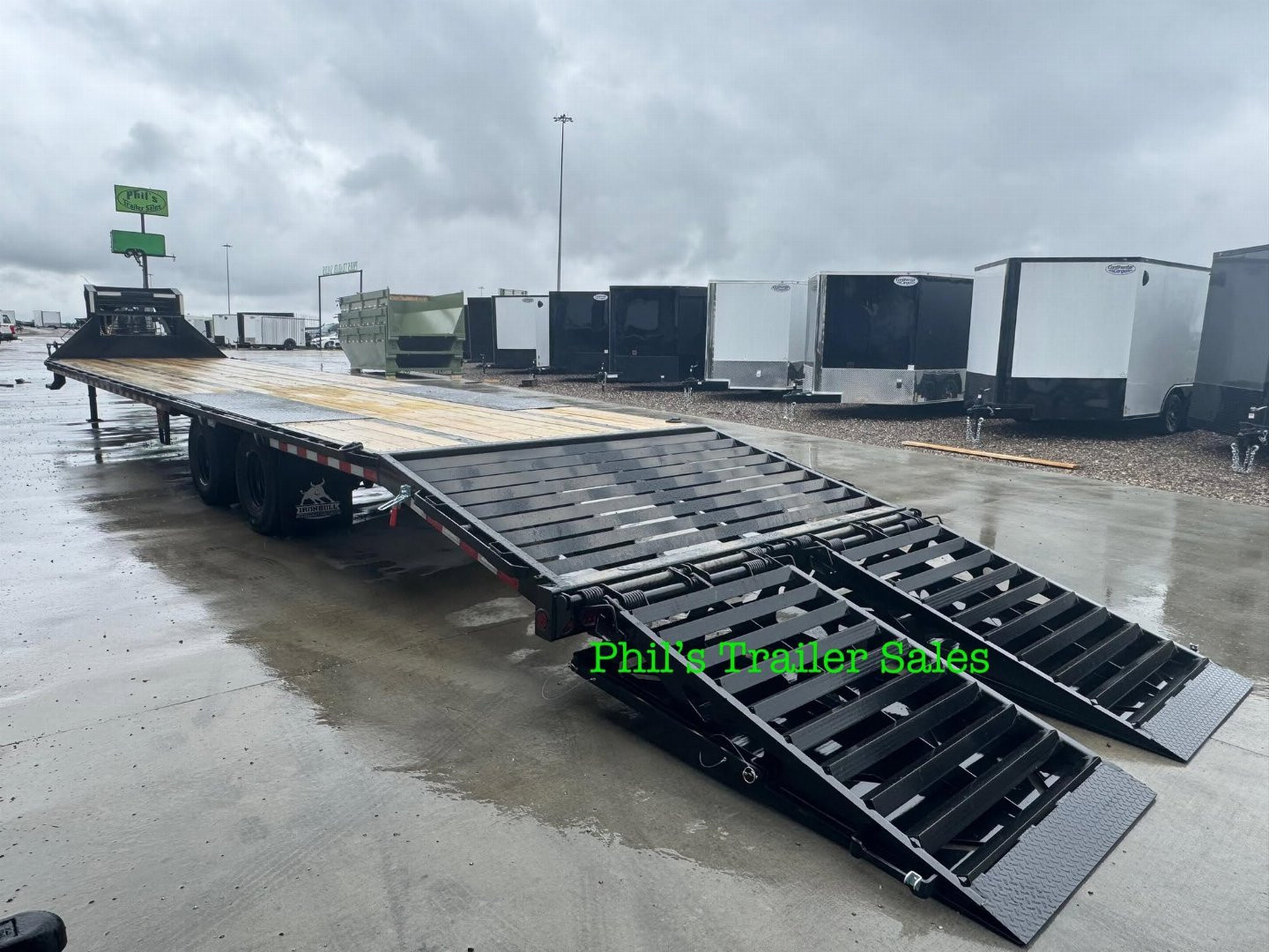 New 2026 Iron Bull 102 X40 DECK OVER TANDEM DUAL 10K AXLES MONSTER RAMPS Deckover Trailer