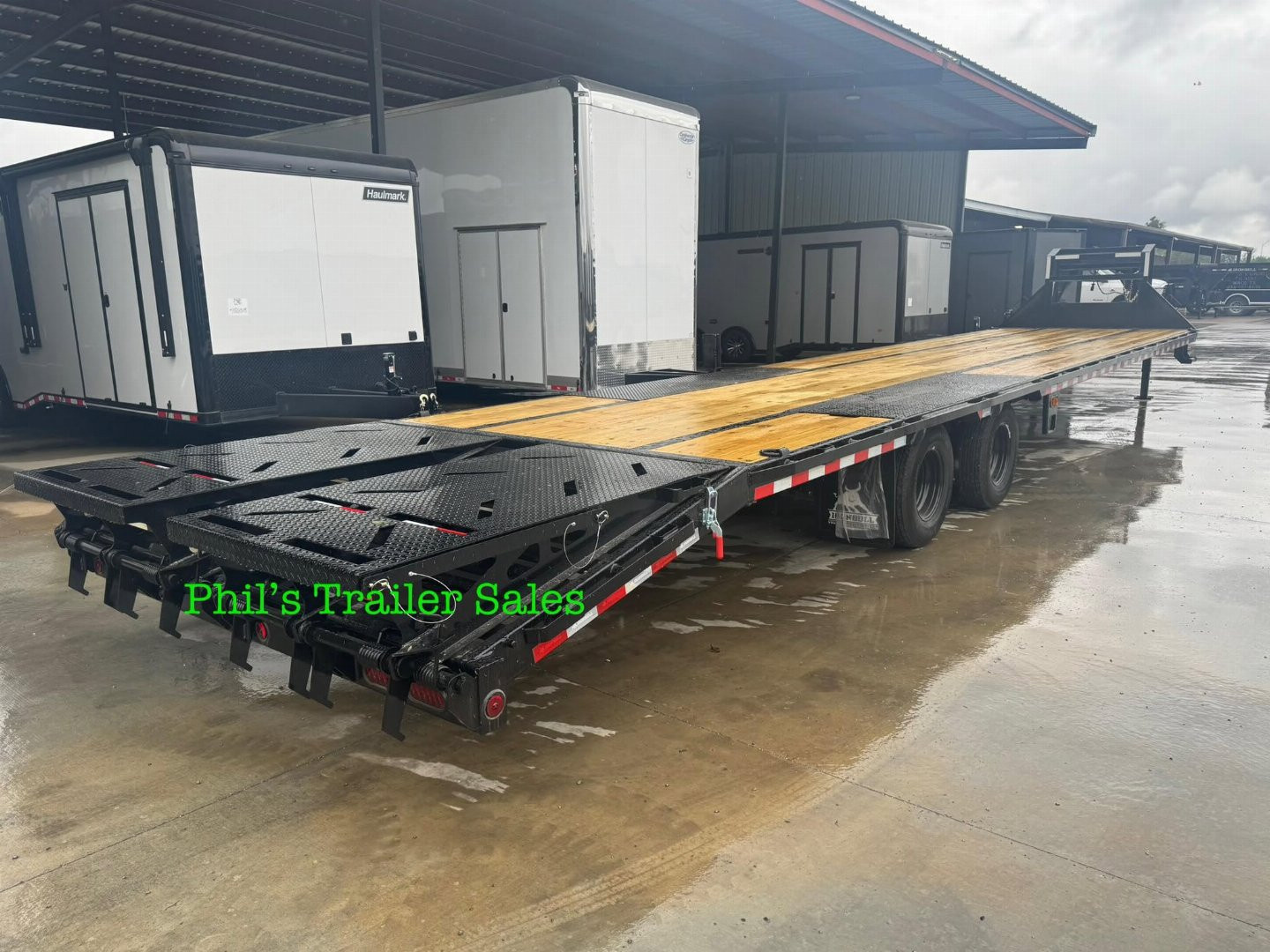 New 2026 Iron Bull 102 X40 DECK OVER TANDEM DUAL 10K AXLES MONSTER RAMPS Deckover Trailer