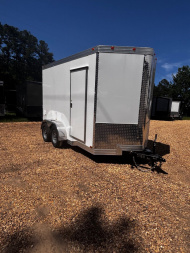 New 2025 6X12 TANDEM AXLE ENCLOSED CARGO -7' INTERIOR-16  CENTERS-.080 POLYCORE EXTERIOR-1 PIECE ROOF Cargo / Enclosed Trailer