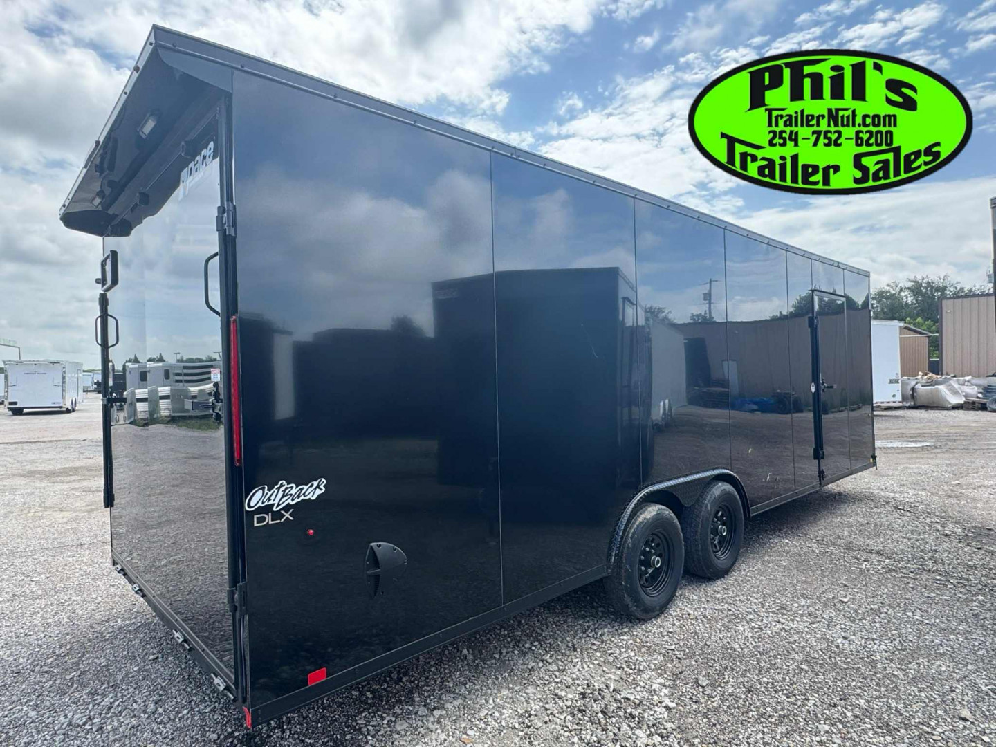 New Pace American 8.5X24 Cargo / Enclosed Trailer REAR WING & UPGRADED .080 SCREWLESS EXTERIOR car hauler