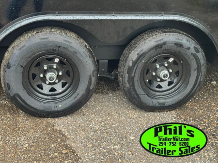 New Pace American 8.5X24 Cargo / Enclosed Trailer REAR WING & UPGRADED .080 SCREWLESS EXTERIOR car hauler